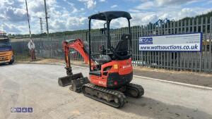Kubota u17-3 c/w red key 3 buckets - 3