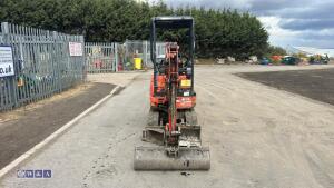 Kubota u17-3 c/w red key 3 buckets - 7