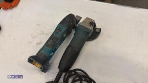 MAKITA DTM50 18v multi tool & 110v grinder - 5