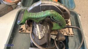 HITACHI C9U2 110v 9'' circular saw c/w case - 3