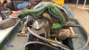 HITACHI C9U2 110v 9'' circular saw c/w case - 5