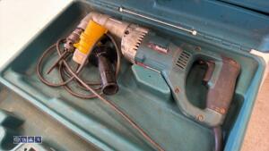 MAKITA 110v angle head drill c/w case - 2