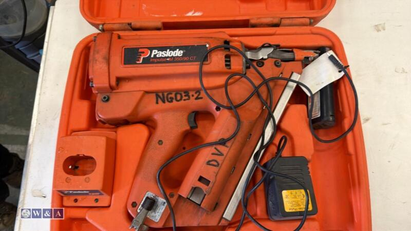 PASLODE IM350 nail gun c/w case