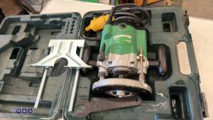 HITACHI 110v router c/w case