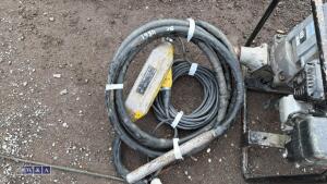 WACKER NEUSON 110v high frequency vibrating poker