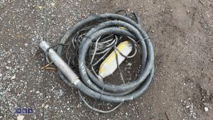 WACKER NEUSON 110v high frequency vibrating poker (3400003)