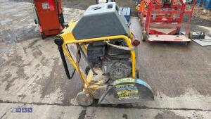 WACKER NEUSON petrol road saw c/w dust suppression bottle (3391274) - 3
