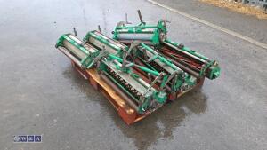 3 x Cyilinder mower units & 3 x scarifier units - 3