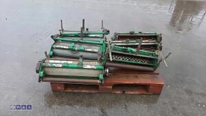 3 x Cyilinder mower units & 3 x scarifier units - 6