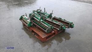 3 x Cyilinder mower units & 3 x scarifier units - 7