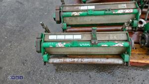 3 x Cyilinder mower units & 3 x scarifier units - 9