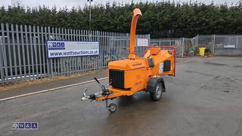 GreenMech Arborist 150 chipper