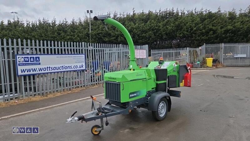 GreenMech Arborist 150 chipper
