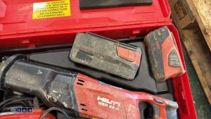 HILTI WSR22A cordless reciprocating saw c/w case (HT003019) - 2
