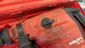 HILTI TE70 110v breaker c/w case (3221503) - 3