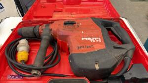 HILTI TE70 110v breaker c/w case (3221503) - 4