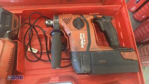 HILTI TE-6A36 cordless hammer dril c/w case (3145952)