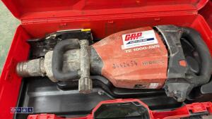 HILTI TE1000 110v breaker c/w case (3549137)
