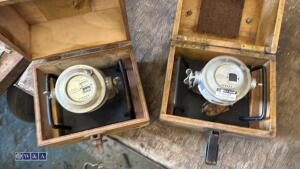 2 x FERODO brake testig meters c/w case - 2