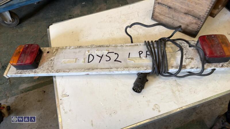Trailer lighting board