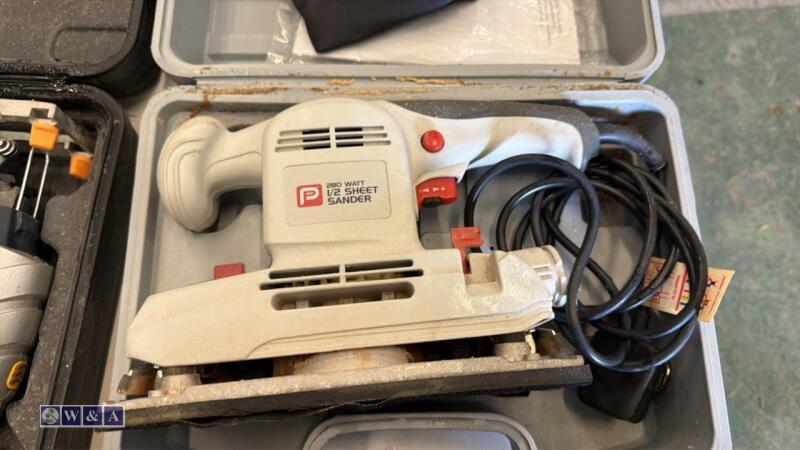 240v sander c/w case
