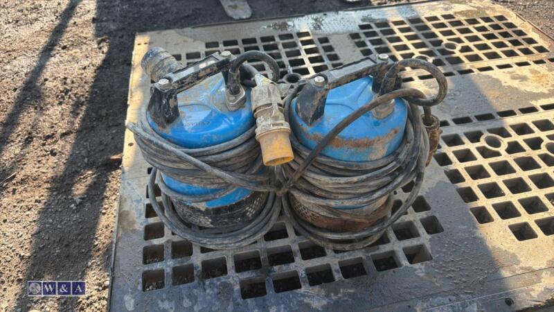 2 x 110v submersible pumps (137)(826)