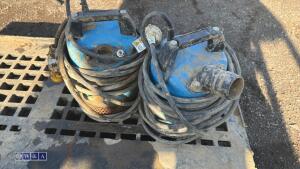 2 x 110v submersible pumps (137)(826) - 3