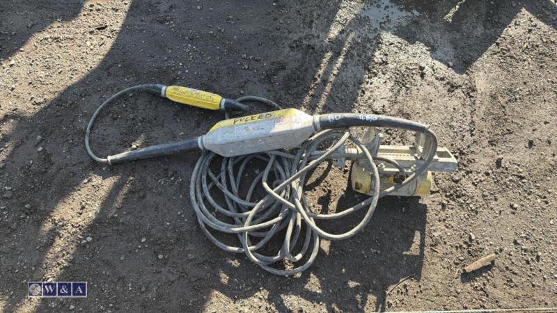 WACKER NEUSON 110v high frequency vibrating poker c/w nibbler (3454870)