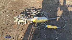 WACKER NEUSON 110v high frequency vibrating poker c/w nibbler (3454870) - 4