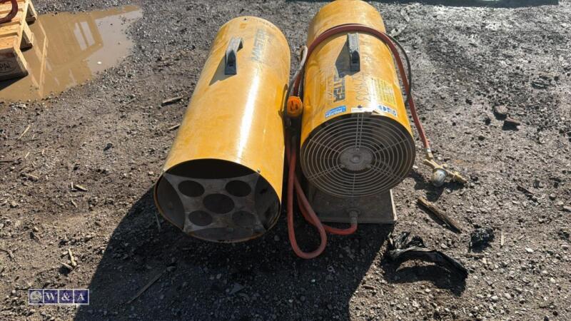 2 x MASTER 110v space heaters (503)(651)