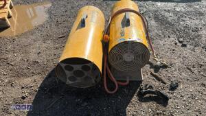 2 x MASTER 110v space heaters (503)(651)