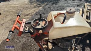 CLIPPER CS451 petrol road saw c/w dust suppression bottle (3386060) - 3