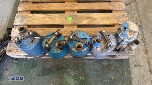 5 x submersible pumps (278)(080)(528)(142)(702) - 2