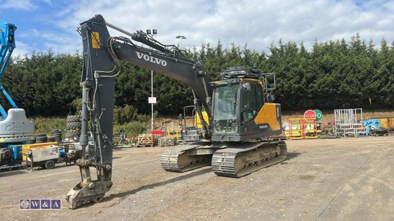 2018 VOLVO EC140 steel tracked excavator