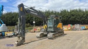 2018 VOLVO EC140 steel tracked excavator