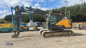 2018 VOLVO EC140 steel tracked excavator - 2