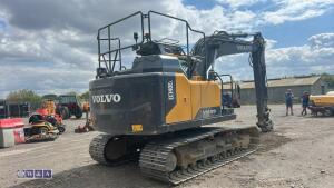 2018 VOLVO EC140 steel tracked excavator - 5