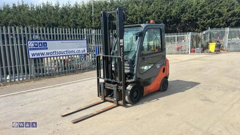 2019 Toyota 1.8 ton gas forklift