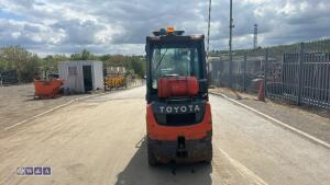 TOYOTA Toreno 18 gas driven forklift truck S/n: with duplex mast & cab - 5