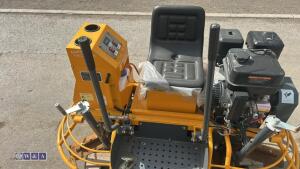 2026 80R 1.6m ride-on concrete power float S/n: MGJ251254 (unused) - 12