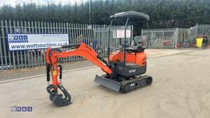 2025 WTS25 KUBOTA diesel driven rubber tracked excavator S/n: with bucket, blade, piped & thumb (unused)