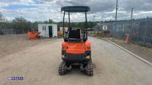 2025 WTS25 KUBOTA diesel driven rubber tracked excavator S/n: with bucket, blade, piped & thumb (unused) - 3