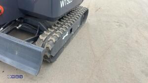 2025 WTS25 KUBOTA diesel driven rubber tracked excavator S/n: with bucket, blade, piped & thumb (unused) - 12