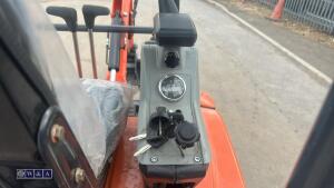 2025 WTS25 KUBOTA diesel driven rubber tracked excavator S/n: with bucket, blade, piped & thumb (unused) - 19