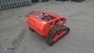 Rubber tracked petrol remote control mower (unused) - 3