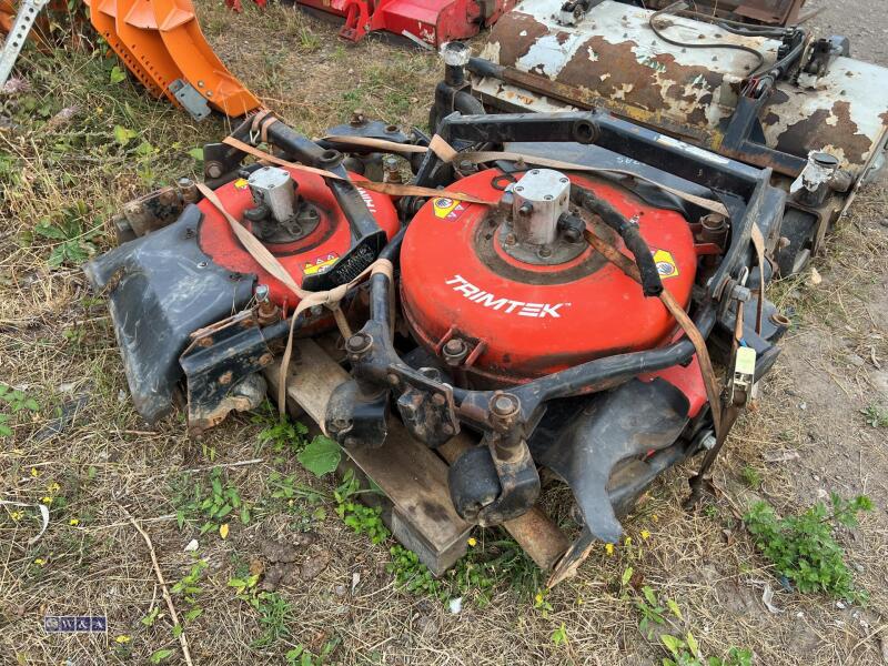 3 x TRIMEK rotary mower decks