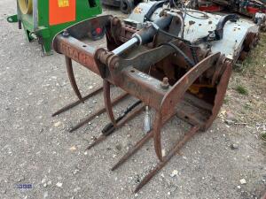 3ft Skidsteer hydraulic muck grab - 5