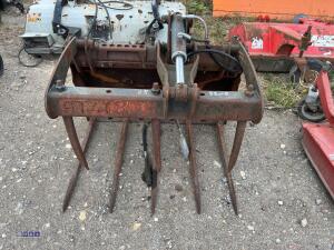 3ft Skidsteer hydraulic muck grab - 6