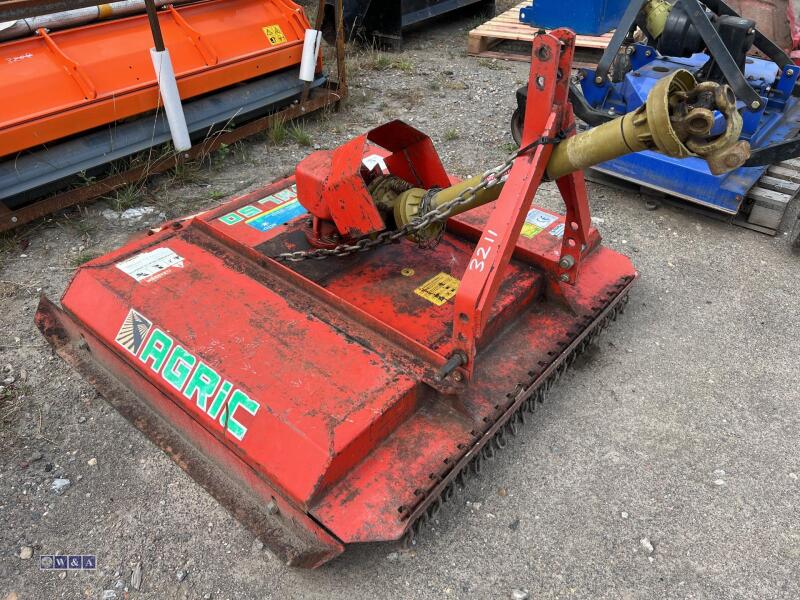 AGRIC 50'' heavy duty paddock topper c/w PTO shaft
