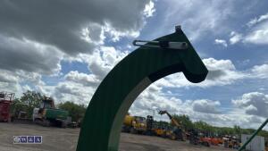 TAIYUE 8'' tractor mounted wood chipper c/w hydraulic feed & Pto shaft (crated unused) - 11